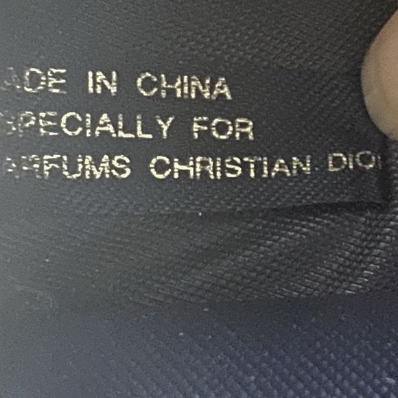 Authentic Vintage Christian Dior Satin Makeup Bag – Cosmetic Bag / Clutch - Picture 11 of 15